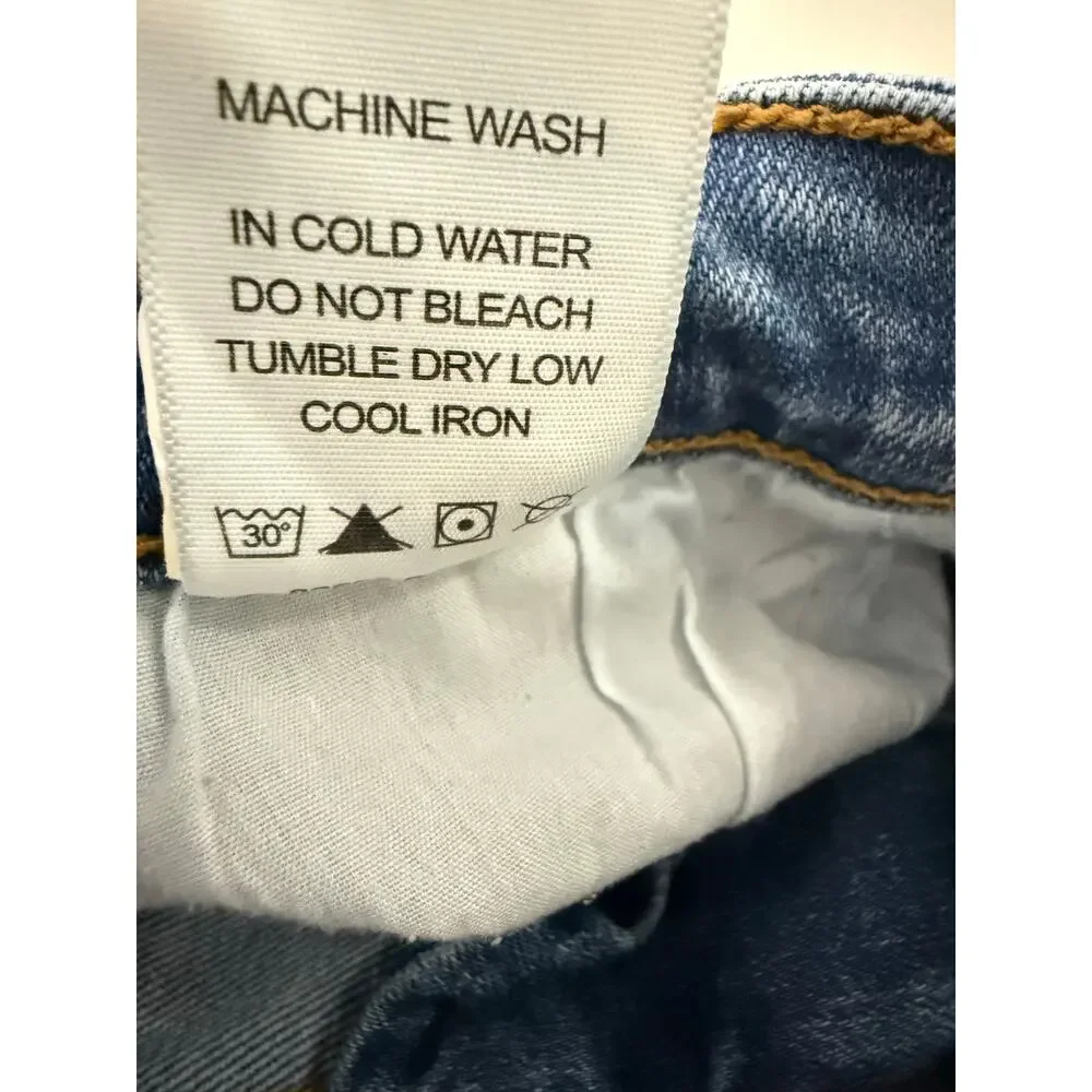 Judy Blue Stonewell High Rise Straight Leg Jeans Light Wash Size 13/31 Stretch - Picture 10 of 13
